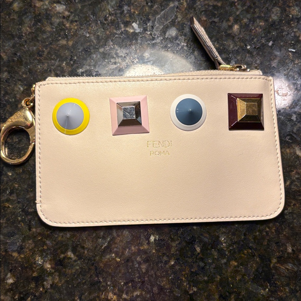 Like New Fendi pouch with keychain